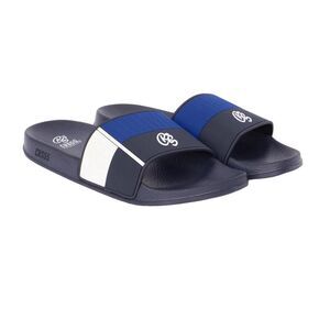 Crosshatch Mens Rentrays Sliders / Navy/Blue